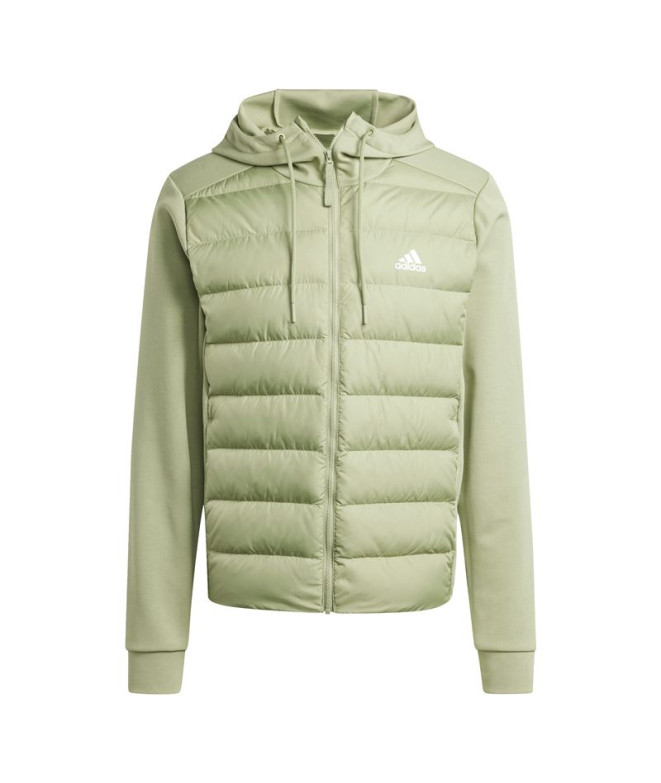 Chaqueta de Montaña Essentials Down Hybrid Hombre Verde