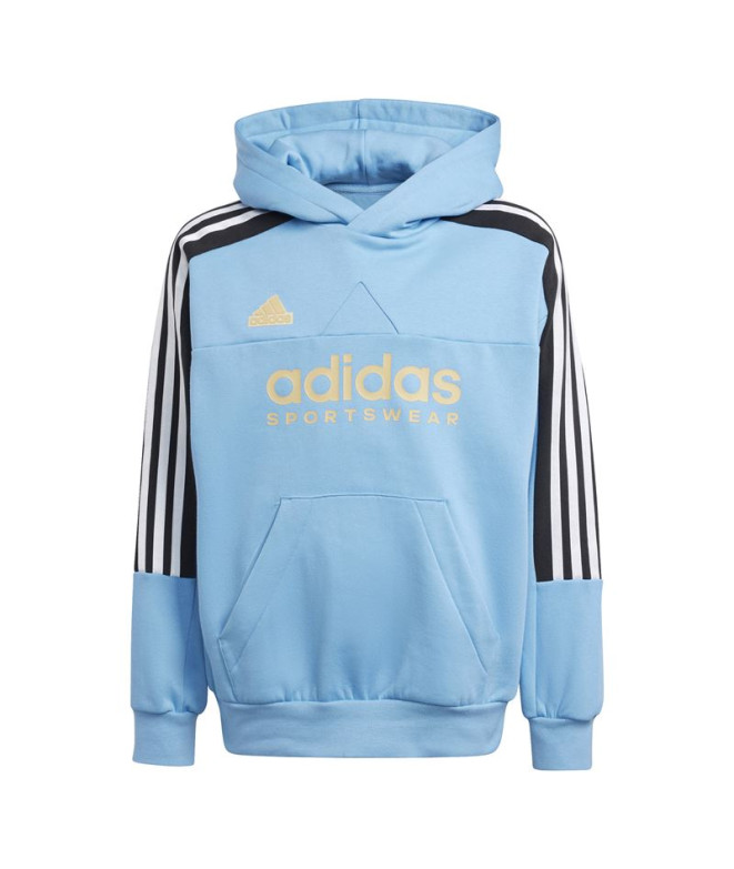 Moletom adidas Pack Infantil Casaco com capuz Tiro Nations Azul