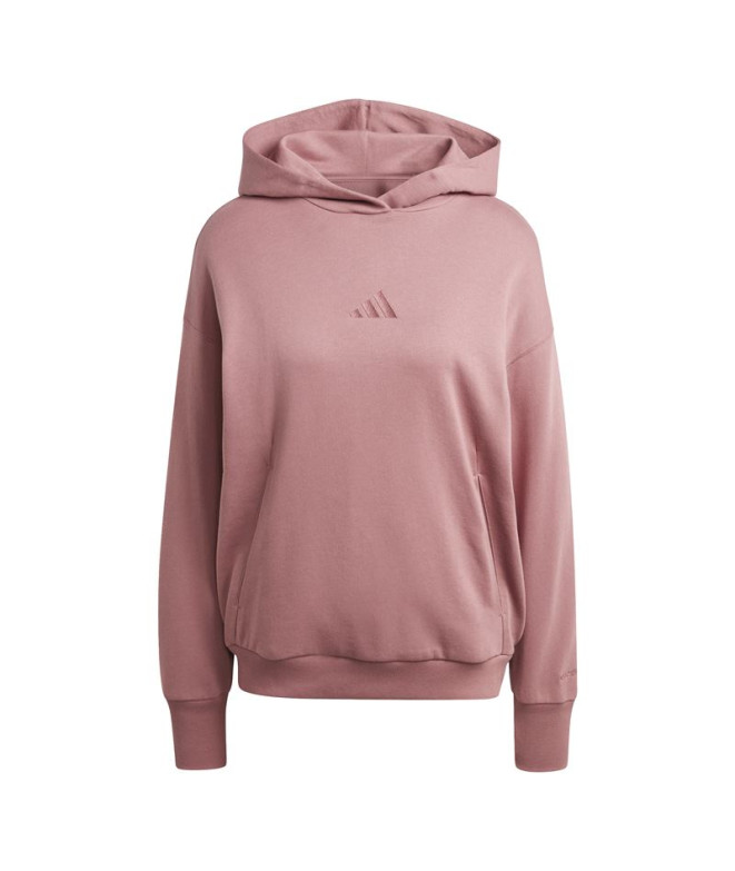 Sudadera adidas All Szn French Terry Loose Hoodie Mujer Rosa
