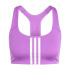 Brassiere de sport adidas Femme Powerimpact Medium Support 3-Stripes Violet