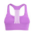 Sujetador Deportivo adidas Powerimpact Medium Support 3 Bandas Mujer Morado