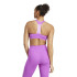 Brassiere de sport adidas Femme Powerimpact Medium Support 3-Stripes Violet