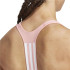 Brassiere de sport adidas Femme Powerimpact Medium Support 3 Bands Pink