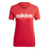 Camiseta adidas Mulher Essentials Slim Logo Vermelho