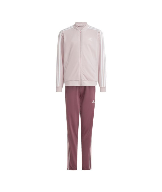 adidas Fille Tracksuit Essentials 3-Stripes Rose