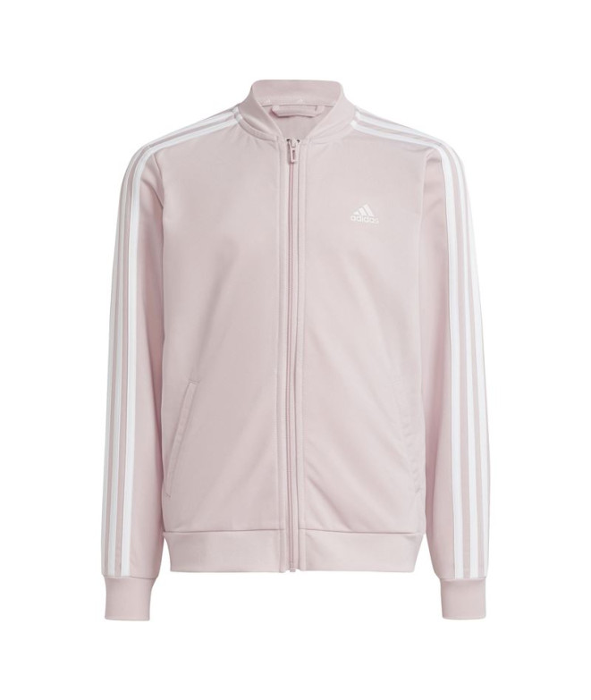 adidas Fille Tracksuit Essentials 3-Stripes Rose