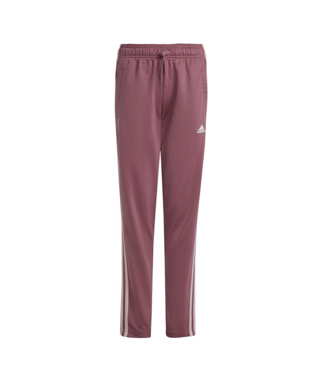 adidas Fille Tracksuit Essentials 3-Stripes Rose