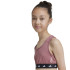 Sujetador Deportivo de Fitness adidas Techfit Power React Niña Rosa