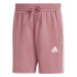 Calça adidas French Terry Homem Calções Essentials de 3 riscas cor-de-rosa