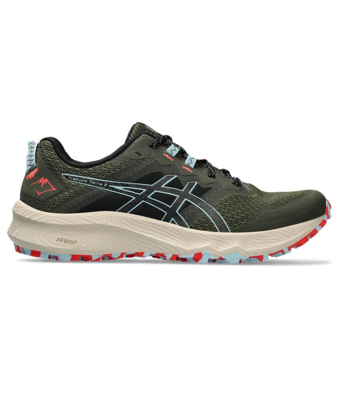 Sapatilhas Trail Homem por ASICS Trabuco Terra 2 Verde