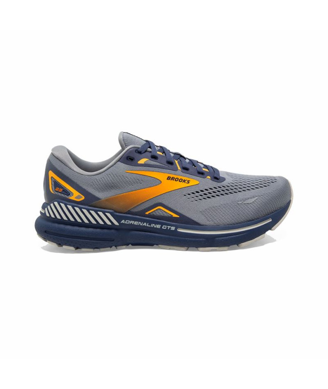 Chaussures Running Brooks de Adrenaline GTS 23 Gris/Orange Homme