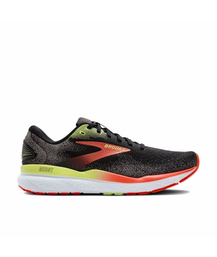 Zapatillas de Running Brooks Ghost 16 Negro/Rojo Hombre