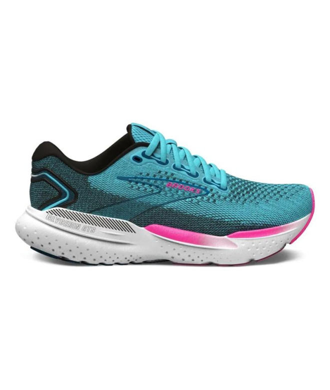 Chaussures Running Brooks de Glycerin GTS 21 bleu marocain Femme