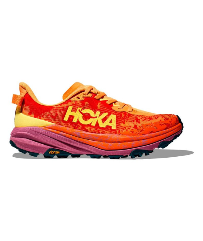 Zapatillas de trail Hoka Speedgoat 6 Sherbet Beet Ro Mujer