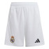 Calça de Futebol adidas Real Madrid 24/25 Home Short Menino Branco