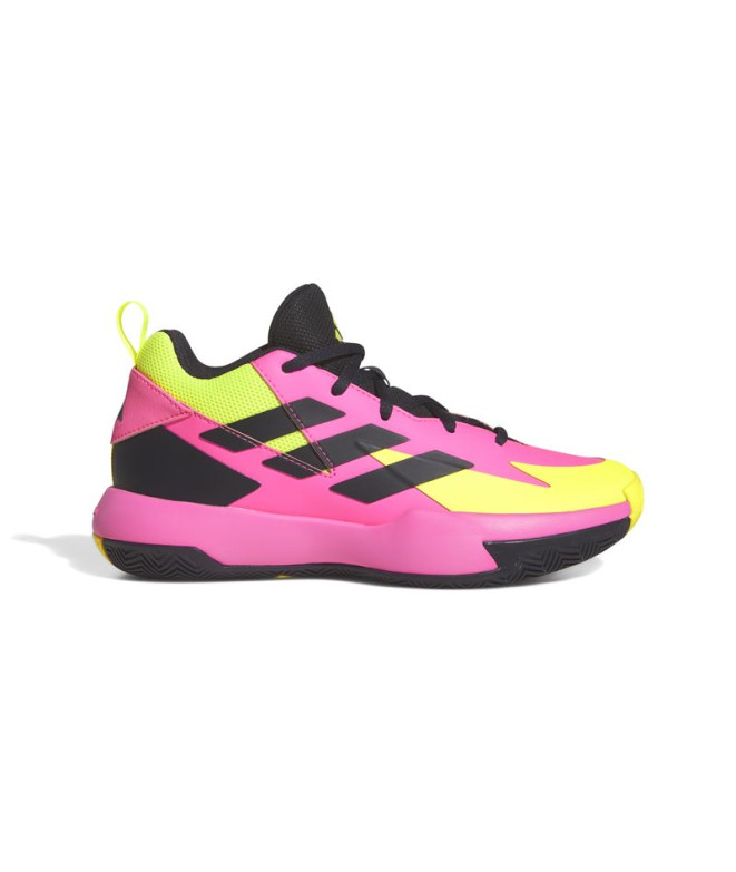 Chaussures Basket-ball adidas Enfant by Cross Em Up Select Mid Trainers Pink