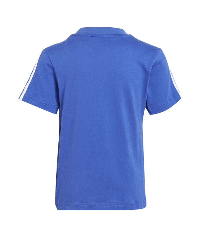 Ensemble adidas Enfant Essentials 3 bandes et bleu