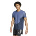 Camiseta Running adidas Homem da Own The Run Colorblock Aero.Rdy Blue