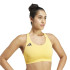 Brassiere de sport adidas Femme Adizero Essentials Run Medium Support Jaune