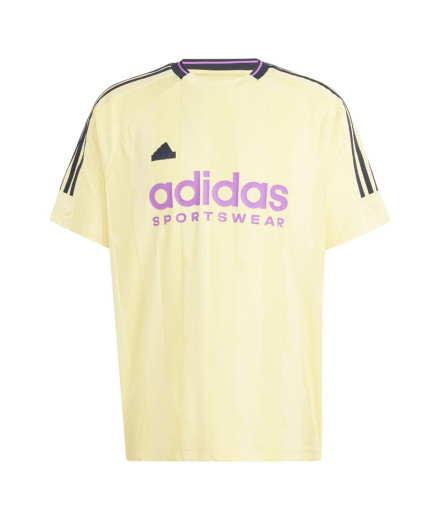 Camiseta adidas House Of Tiro Jacquard Hombre Amarillo
