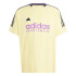 Camiseta adidas Homem Casa de Tiro Jacquard Amarelo