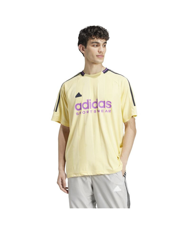 T-shirt adidas Homme House Of Tiro Jacquard Jaune