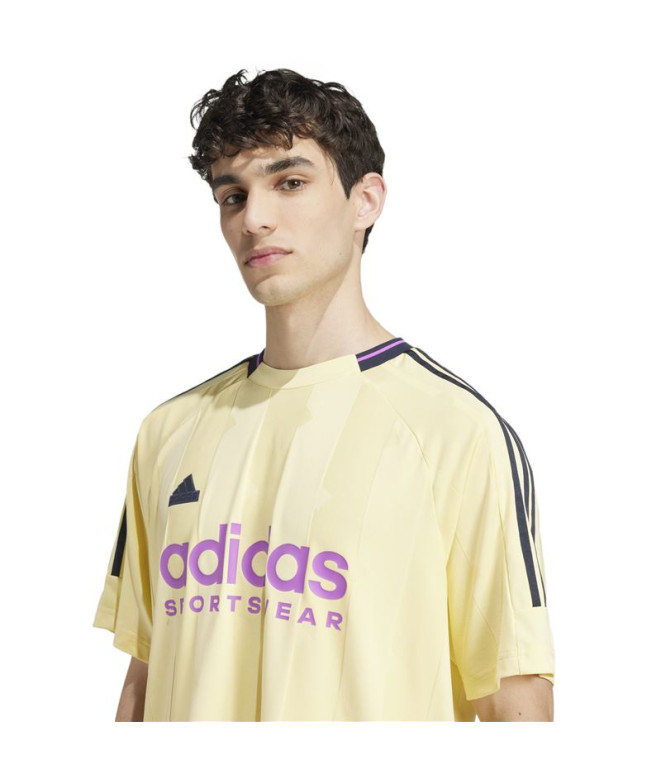 T-shirt adidas Homme House Of Tiro Jacquard Jaune