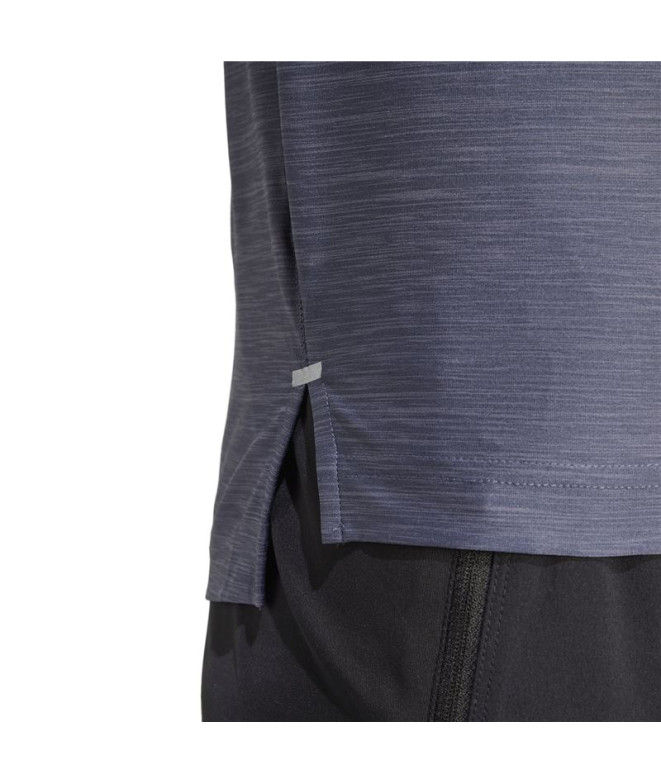 T-shirt Fitness Homme de Gym+ 3 Bandes Bleu