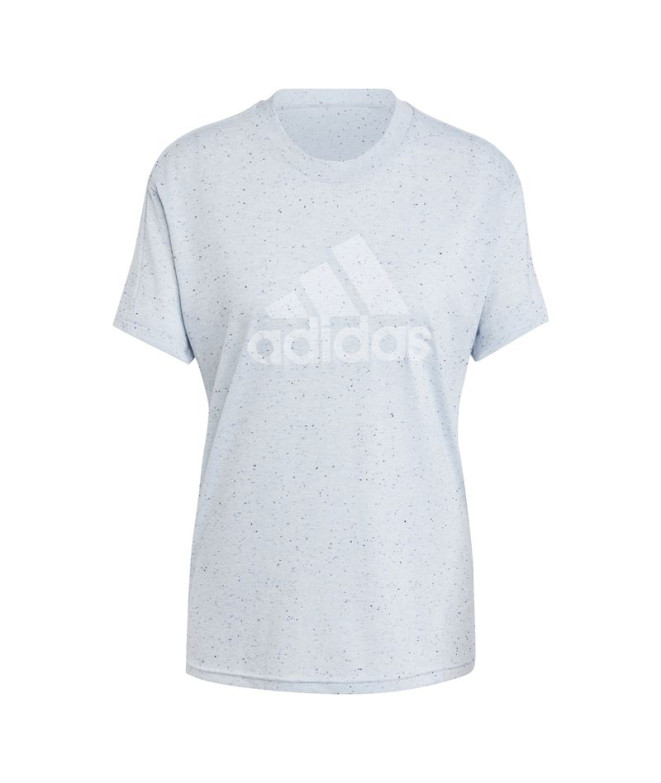 Camiseta adidas Mulher Winrs 3.0 Azul claro