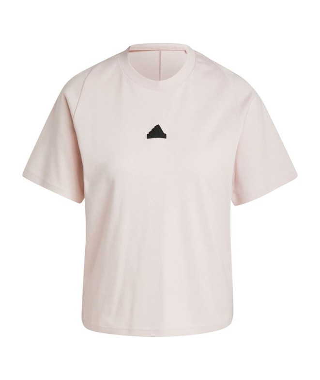 Camiseta adidas Mulher Z.N.E. Rosa