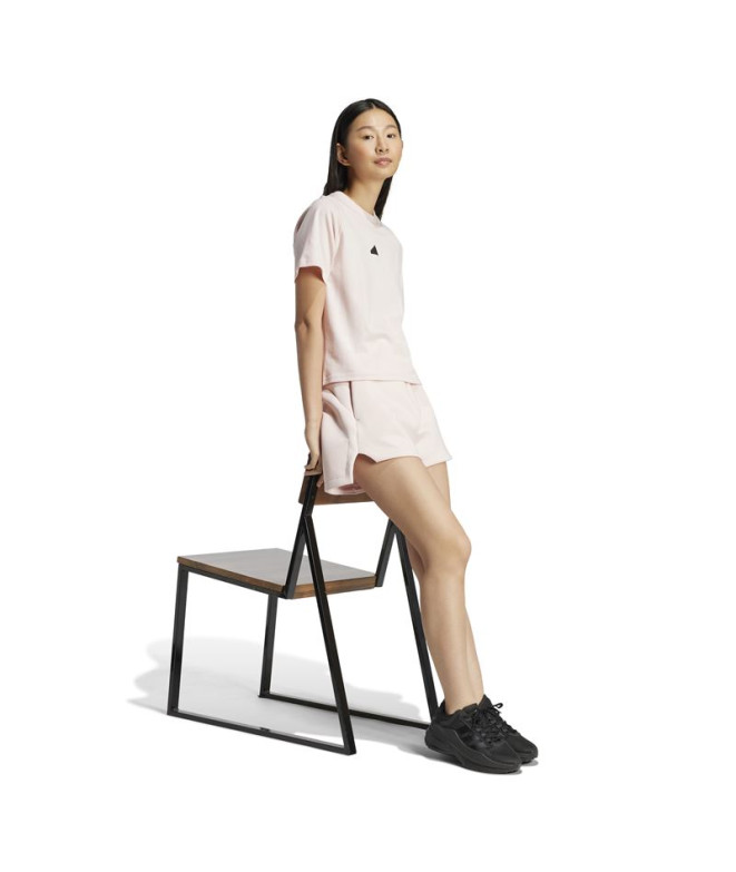 Camiseta adidas Mulher Z.N.E. Rosa