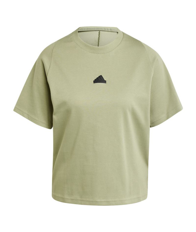 T-shirt adidas Femme Z.N.E. Green