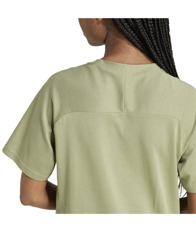 T-shirt adidas Femme Z.N.E. Green