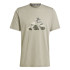 Camiseta de Fitness adidas Train Essentials Camo Graphic Logo Hombre Gris
