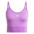 Top de Fitness adidas Knit Top Mujer Morado