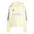 Sudadera adidas Tiro Cut 3 Bandas Fleece Mujer Amarillo