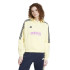 Sudadera adidas Tiro Cut 3 Bandas Fleece Mujer Amarillo