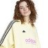 Sudadera adidas Tiro Cut 3 Bandas Fleece Mujer Amarillo