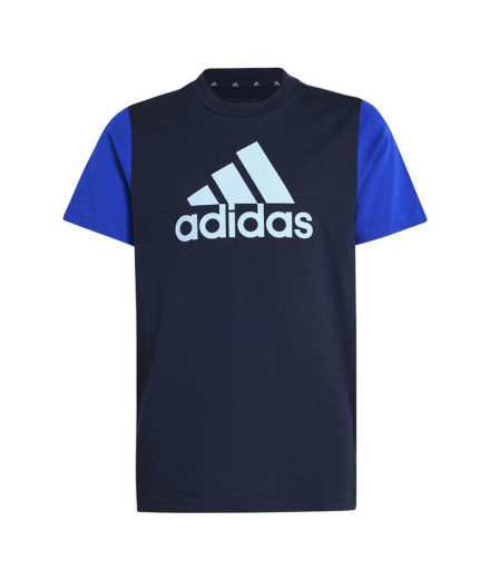 Camiseta adidas Essentials Big Logo Colorblock Cotton...