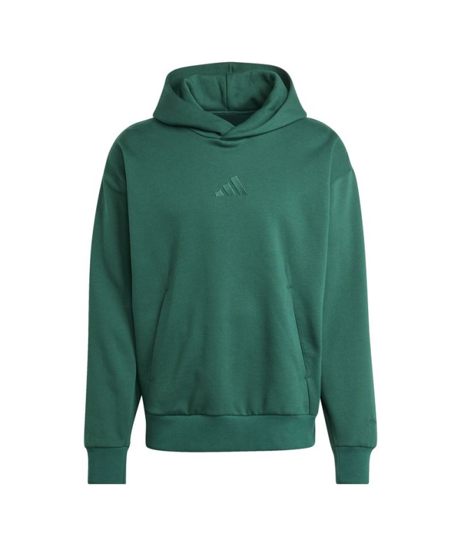 Sudadera adidas All Szn Fleece Hoodie Hombre Verde Oscuro