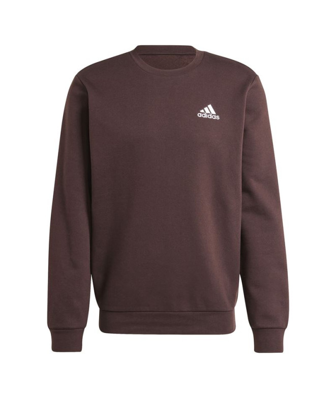 Moletom adidas Homem Essentials Fleece Castanho