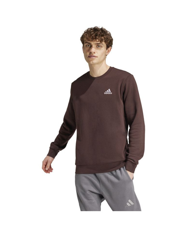 Sudadera adidas Essentials Fleece Hombre Marrón