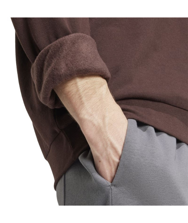 Sudadera adidas Essentials Fleece Hombre Marrón