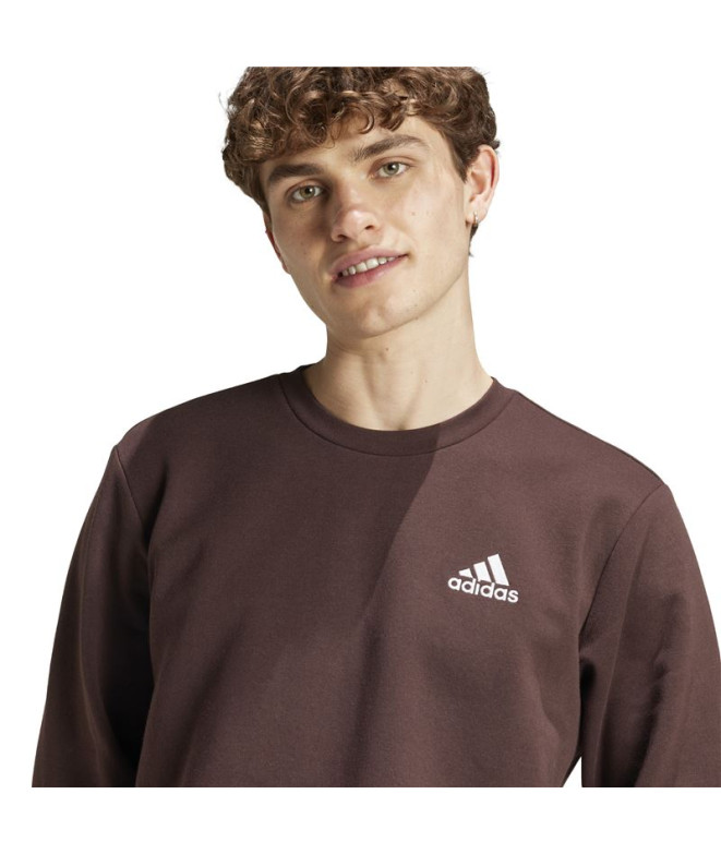 Sudadera adidas Essentials Fleece Hombre Marrón