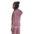 Casaco adidas Menina Essentials Logótipo linear de algodão com fecho de correr cor-de-rosa