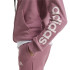 Casaco adidas Menina Essentials Logótipo linear de algodão com fecho de correr cor-de-rosa