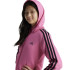 Casaco adidas Menina Essentials 3-Stripes Cotton Fullzip Rosa