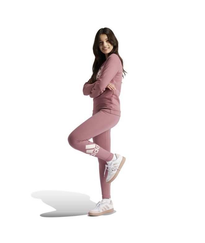 Mallas adidas Essentials Big Logo Cotton Nina Rosa