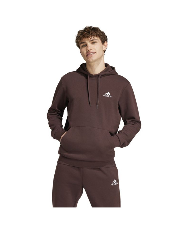 Sweat adidas Homme Essentials Polaire Marron