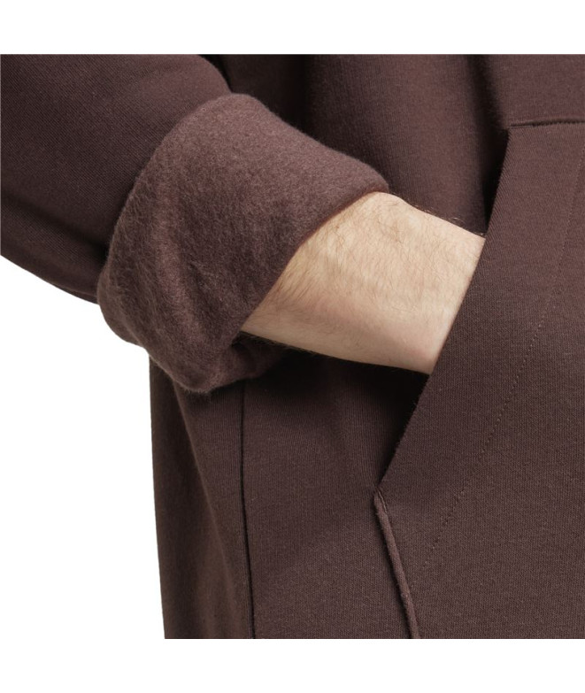 Sweat adidas Homme Essentials Polaire Marron